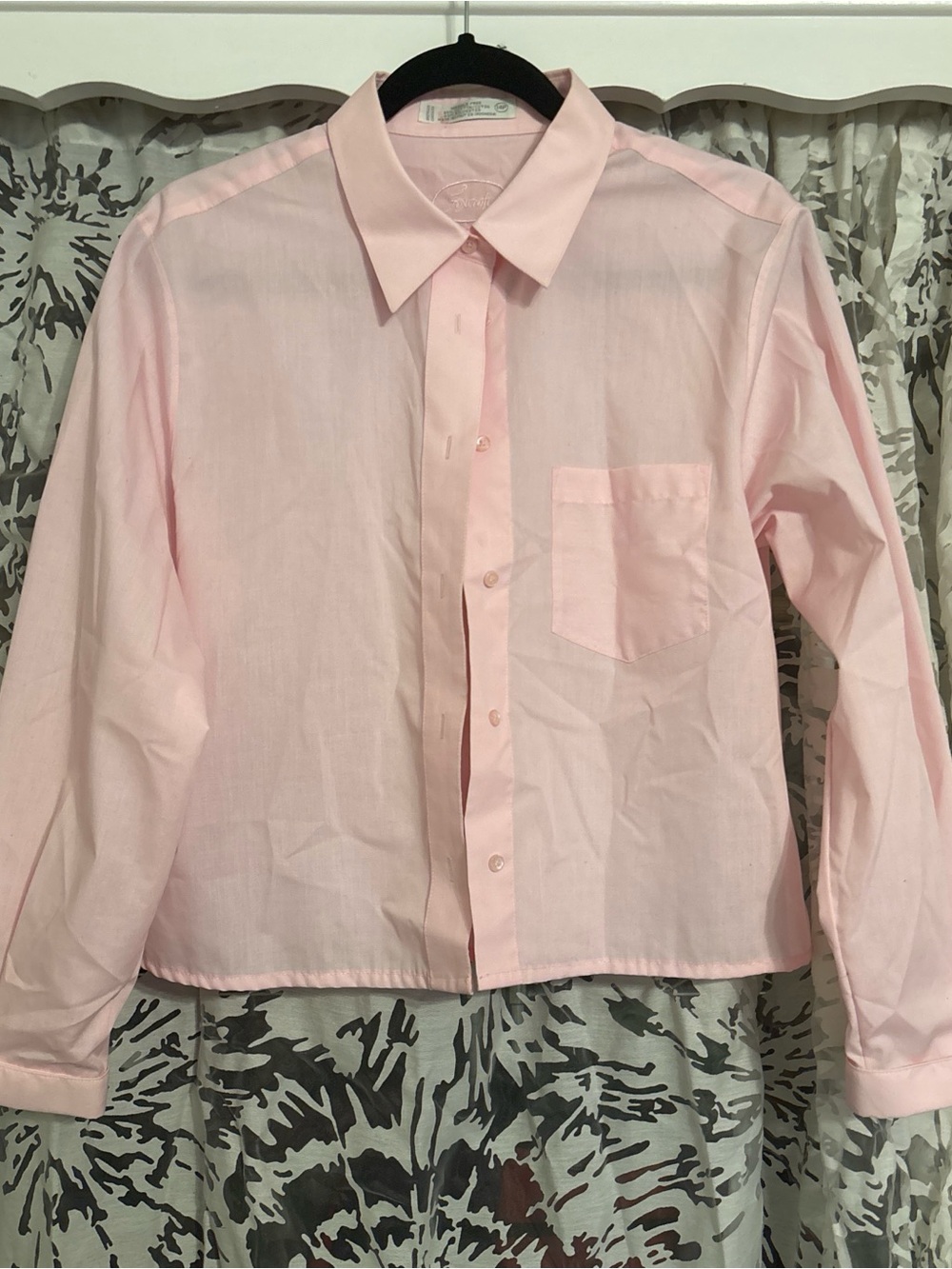 Pink Button-Up Shirt